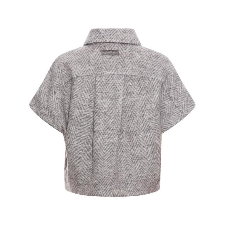 Heartmade Beal Cape, Grey Melange